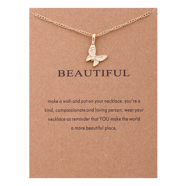 New Trendy Alloy Cute Pendant Necklaces for Women Fashion Accessories Jewelry