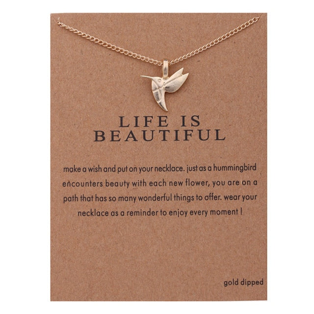 New Trendy Alloy Cute Pendant Necklaces for Women Fashion Accessories Jewelry