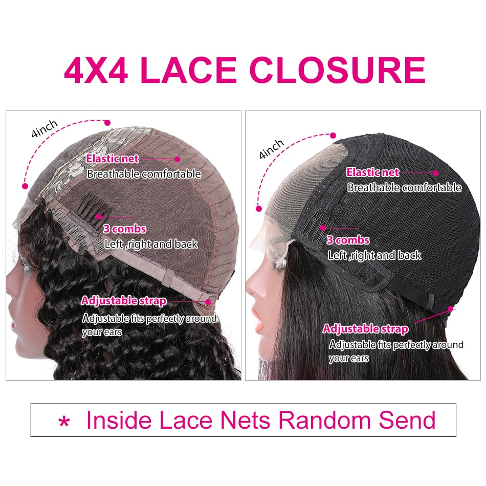 Body Wave Closure Wigs