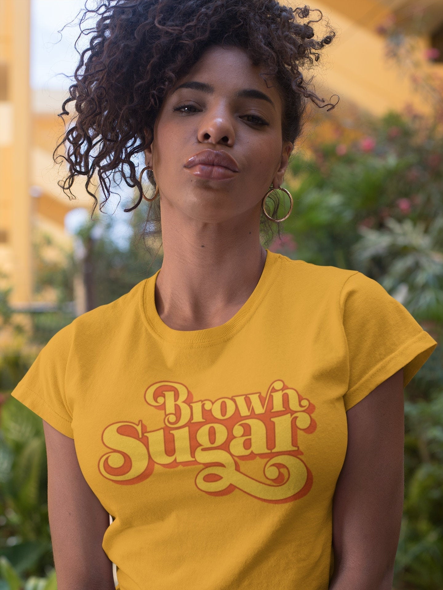 Women’s Brown Sugar Melanin Black Queen Shirt BLM Tees Vintage