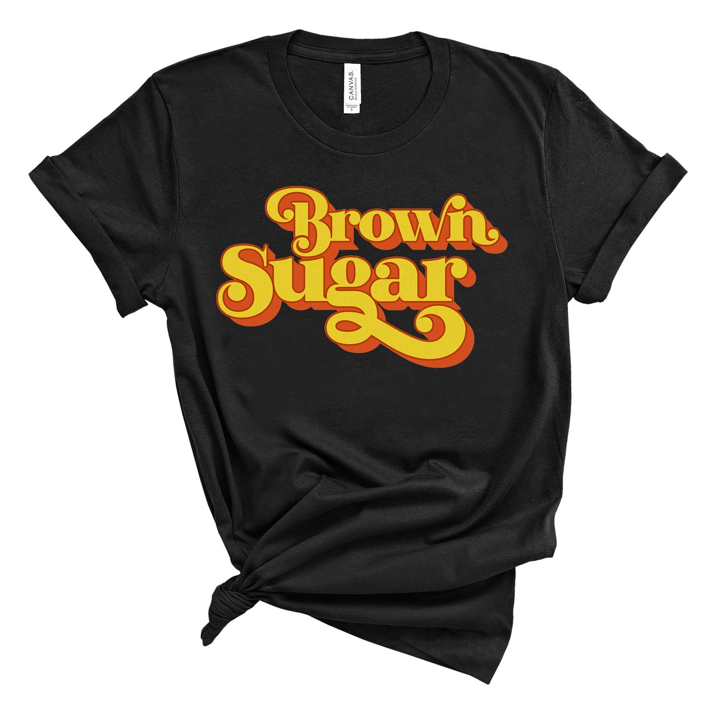 Women’s Brown Sugar Melanin Black Queen Shirt BLM Tees Vintage