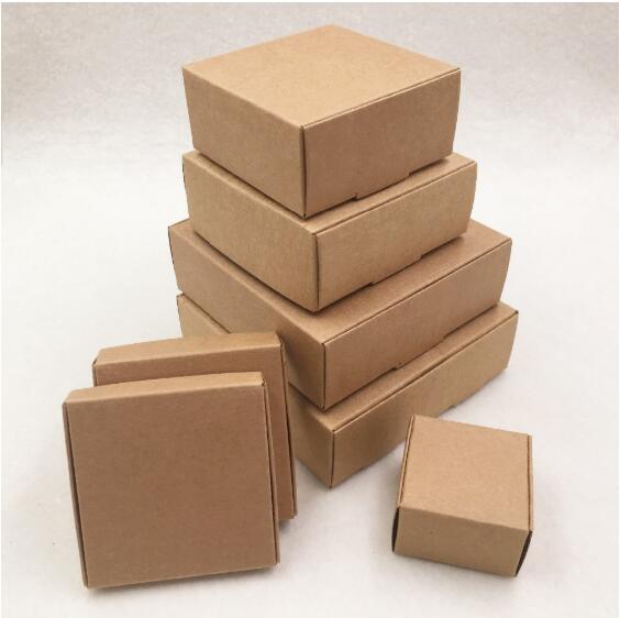 50pcs Multi Size Kraft Packaging