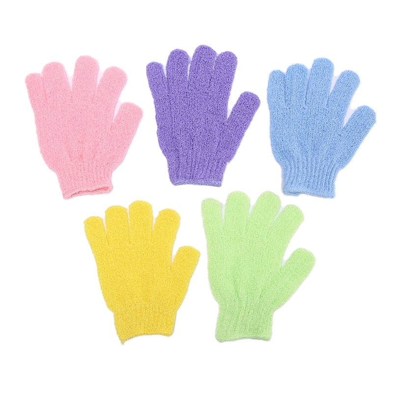 5 PC Exfoliating Gloves