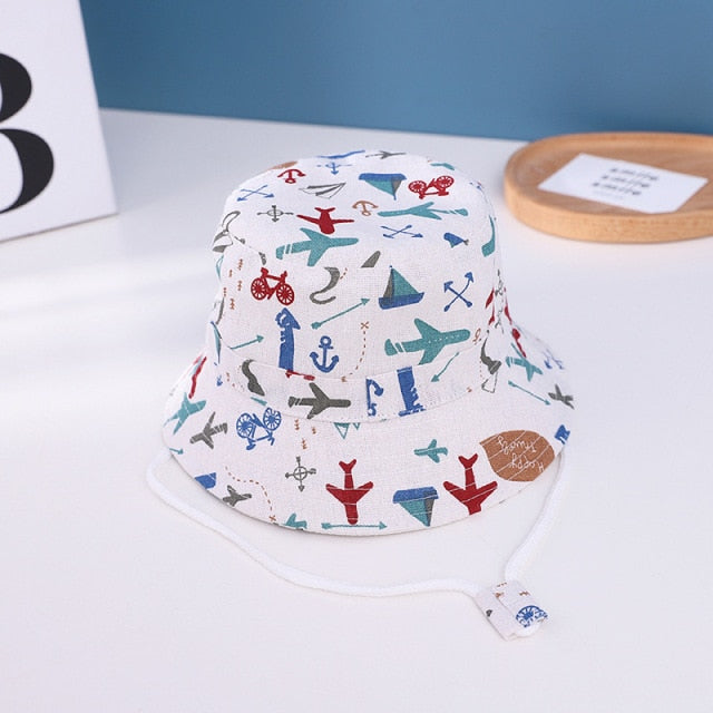 Summer Printed Cap For Boys And Girls  6 mo- 8 years