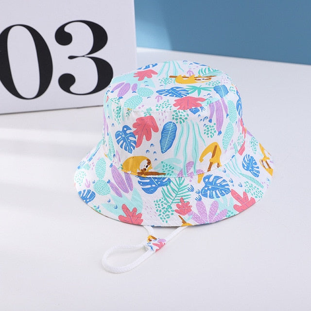 Summer Printed Cap For Boys And Girls  6 mo- 8 years