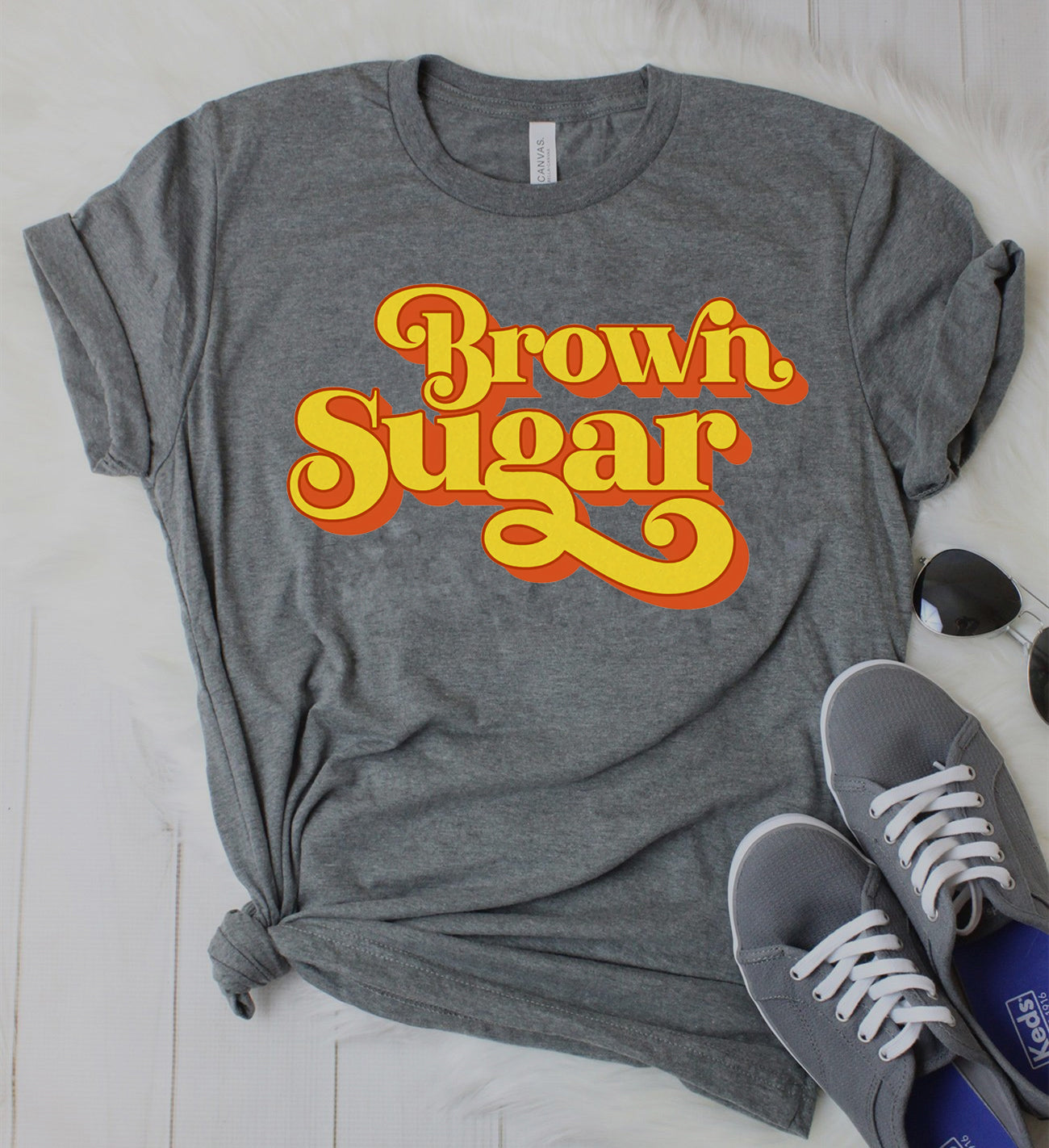 Women’s Brown Sugar Melanin Black Queen Shirt BLM Tees Vintage