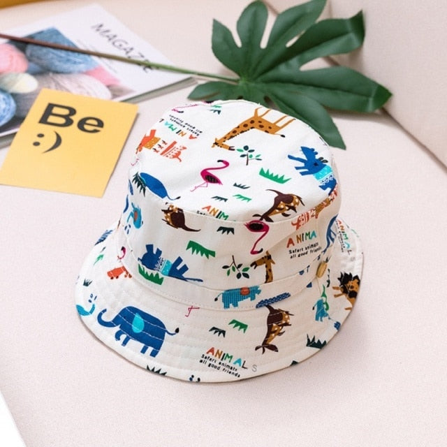 Summer Printed Cap For Boys And Girls  6 mo- 8 years