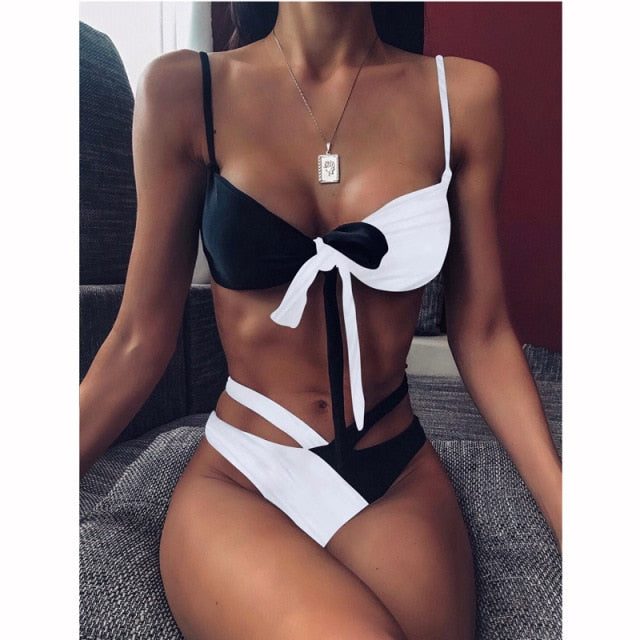 Women’s High Waist Bikini Swimsuit