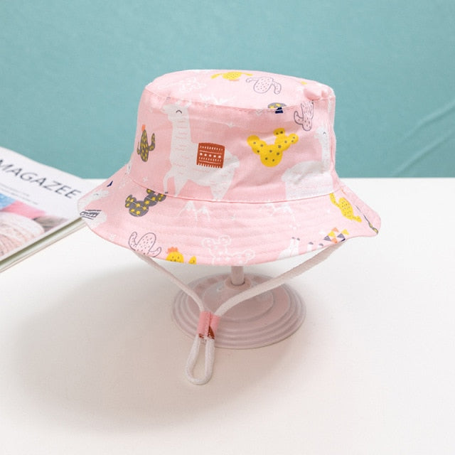 Summer Printed Cap For Boys And Girls  6 mo- 8 years