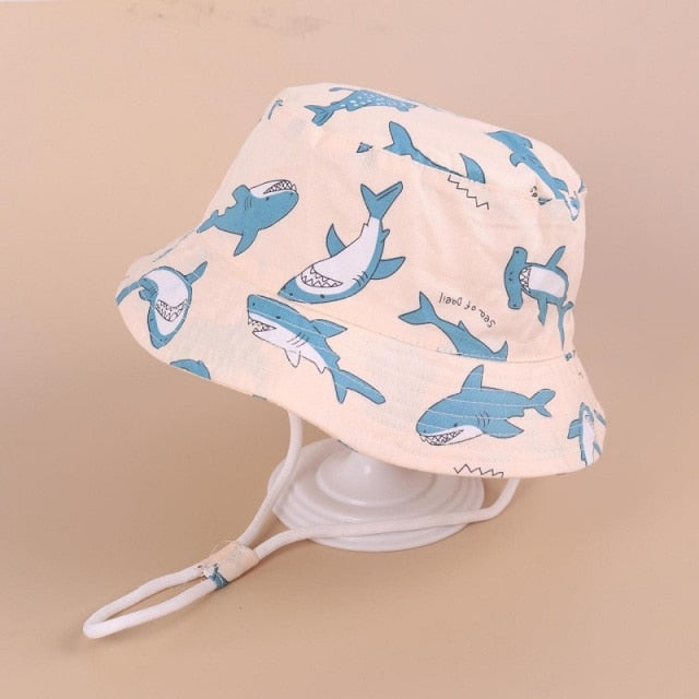 Summer Printed Cap For Boys And Girls  6 mo- 8 years